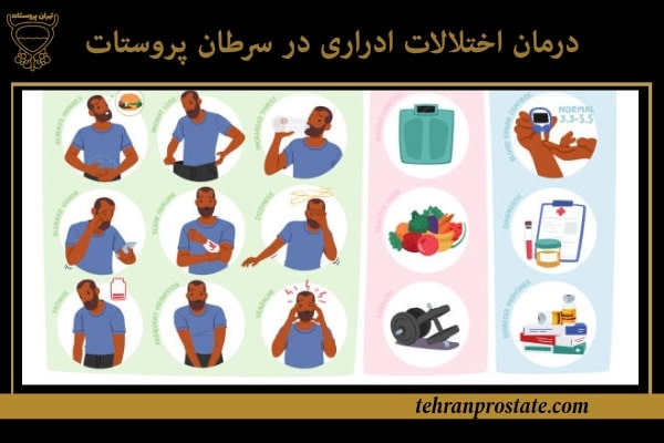 درمان اختلالات ادراری در سرطان پروستات